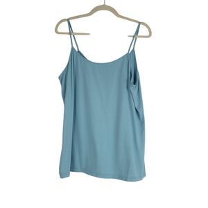 Time and Tru Top Blue Camisole Stretch Adjustable Strap Women's size XXL (20)